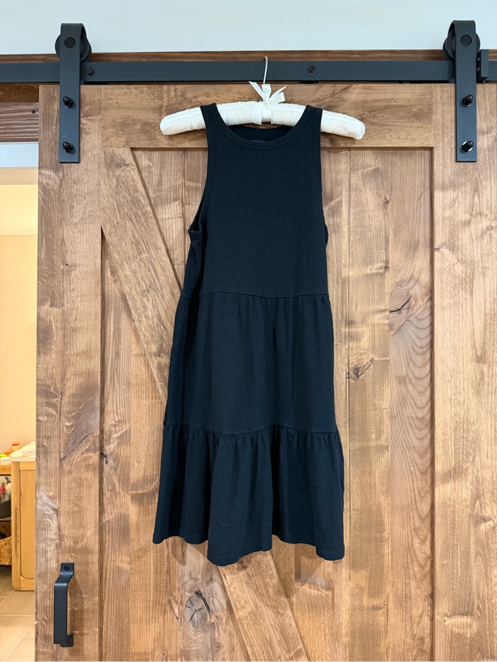 GAP Black Tank Tiered Mini Dress